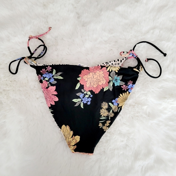 ☀️O'NEILL DREA ANIMAL KALI FLORAL MARACAS REVO TIE SIDE BOTTOMS SIZE XL - Picture 9 of 12